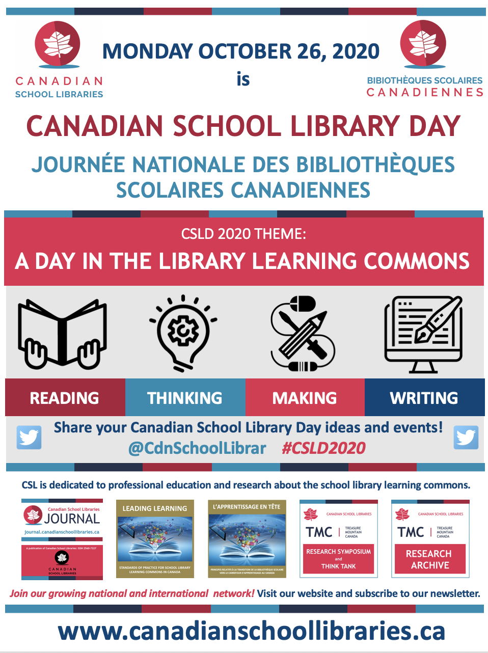 October is for Celebrating School Libraries! – Canadian School Libraries