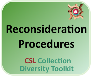 Reconsideration Procedures